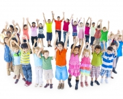 Multi-Ethnic group of children
