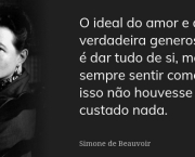 Frases de Simone de Beauvoir - Amor (9)