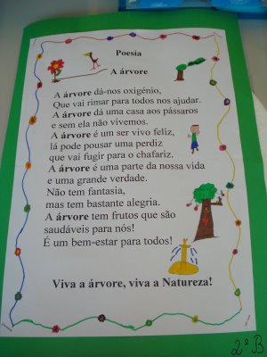 Poesia Da árvore Fruta E Livro Mensagens Cultura Mix