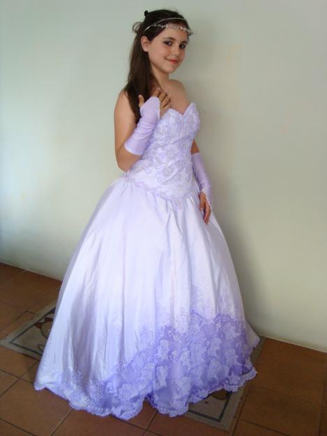 vestido de quinze anos lilas