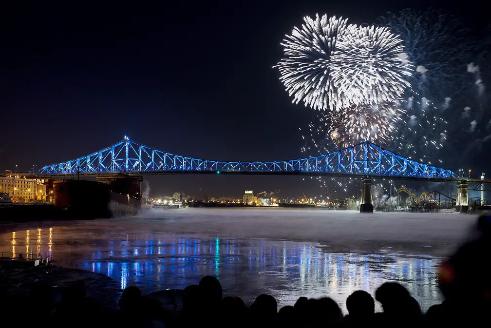 Feliz Ano Novo no Canadá