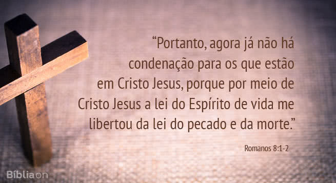 Versículo Romanos 8-1-2