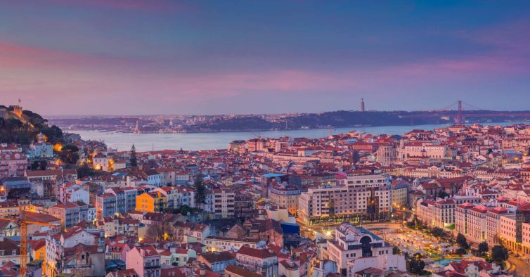 Cidade de Lisboa Vista por Cima 
