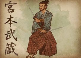 Ilustração de Miyamoto Musashi